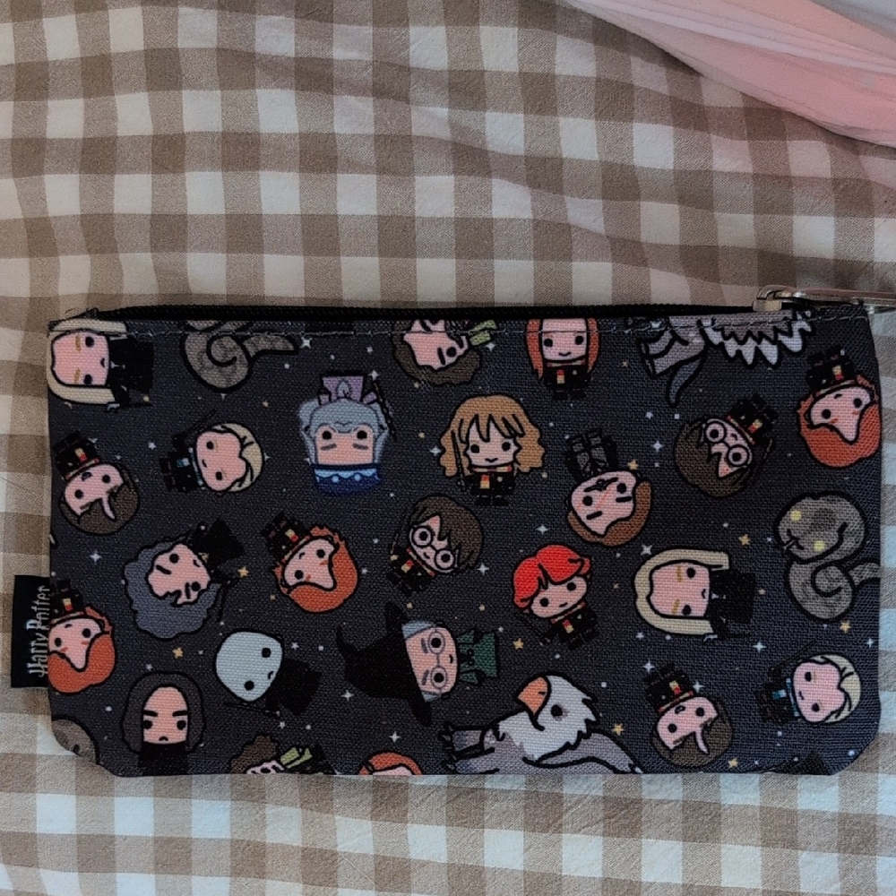 Loungefly Black Character Pattern Pouch